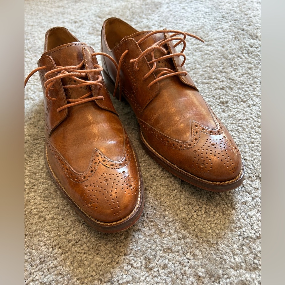 Cole Haan Men's Modern Essentials Wingtip Oxford C12845 (Dark Brown)